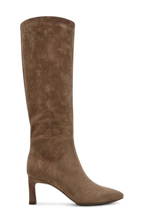 Shop Anne Klein Rene Pointed Toe Knee High Boot In Truffle