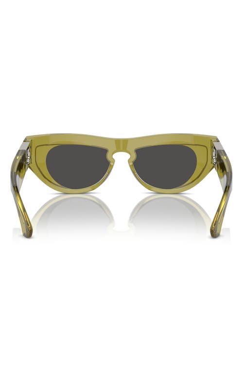 Shop Burberry 58mm Cat Eye Sunglasses In Green