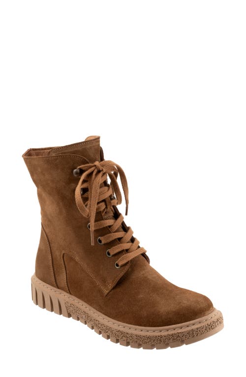 Shop Bueno Scarlett Sneaker Boot In Tobacco Suede