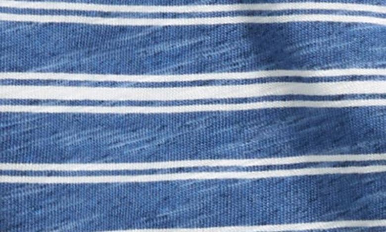 Shop Volcom Slub Snap Front Knit Shirt & Denim Joggers Set In Blue