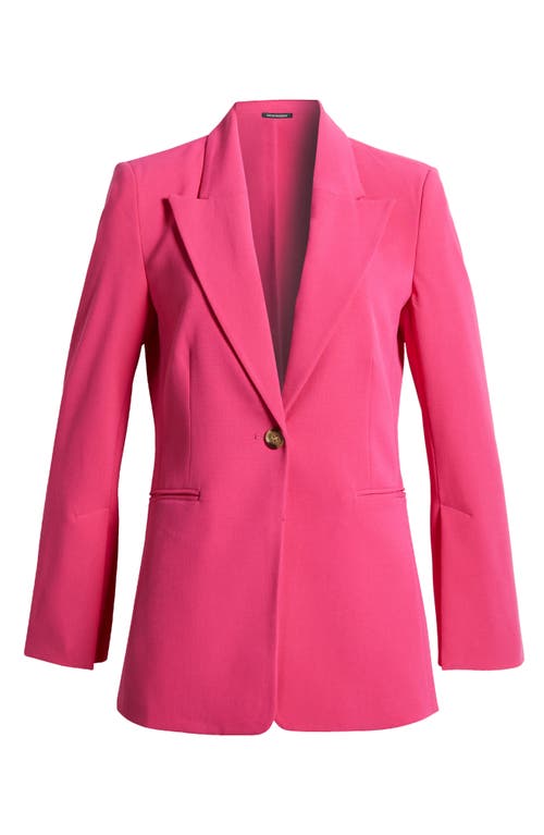 halogen(r) Split Sleeve Blazer in Magenta Pink