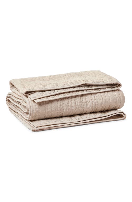 Coyuchi Organic Cotton Chambray Quilt in Hazel Chambray at Nordstrom