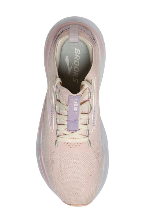 Shop Brooks Glycerin Stealthfit 21 Running Shoe In Pink/marshmallow/orchid