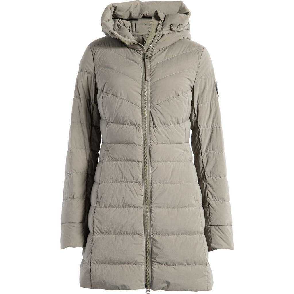 Canada Goose Clair 750 Fill Power Down Puffer Coat In Smokey Sage