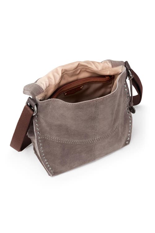 Shop The Sak Silverlake Crossbody Bag In Mushroom Suede