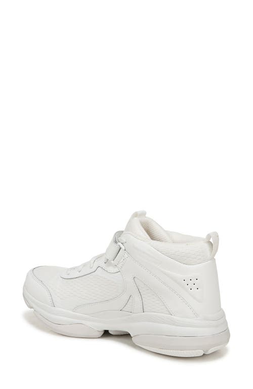 Ryka Devoxt Womens Logo Leather Running & Training Shoes In Brilliant White