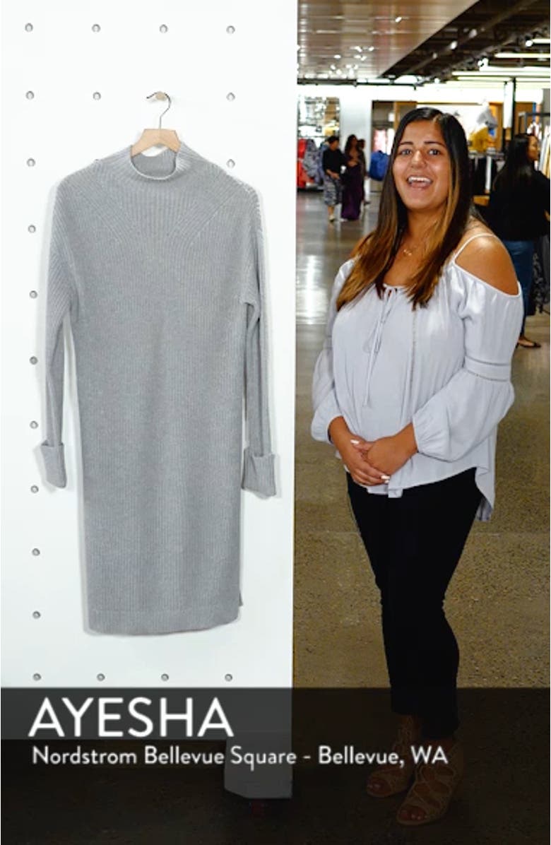Ribbed Sweater Dress, sales video thumbnail
