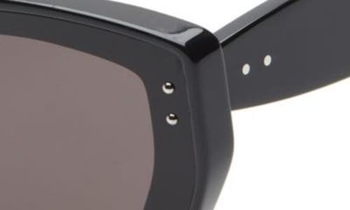 Shop Alaïa 99mm Shield Sunglasses In Black/grey