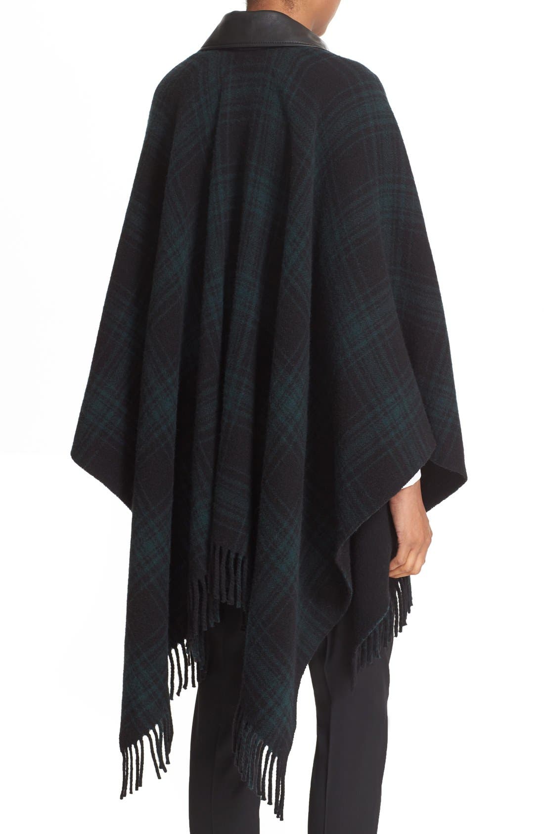 the kooples poncho with leather