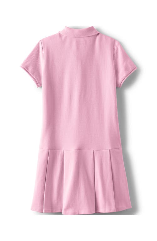 LANDS' END LANDS' END SCHOOL UNIFORM GIRLS SHORT SLEEVE MESH PLEATED POLO DRESS