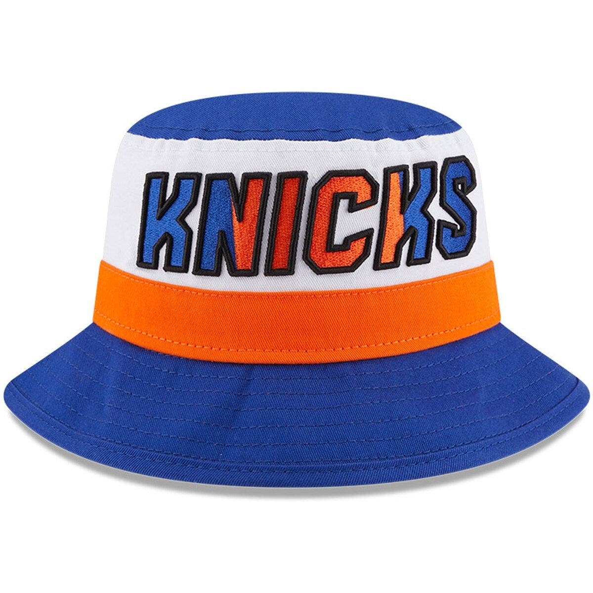 New Era Men's New Era White/Blue New York Knicks Back Half Bucket Hat Nordstrom