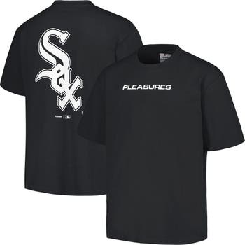 PLEASURES Men's PLEASURES Black Chicago White Sox Ballpark T-Shirt