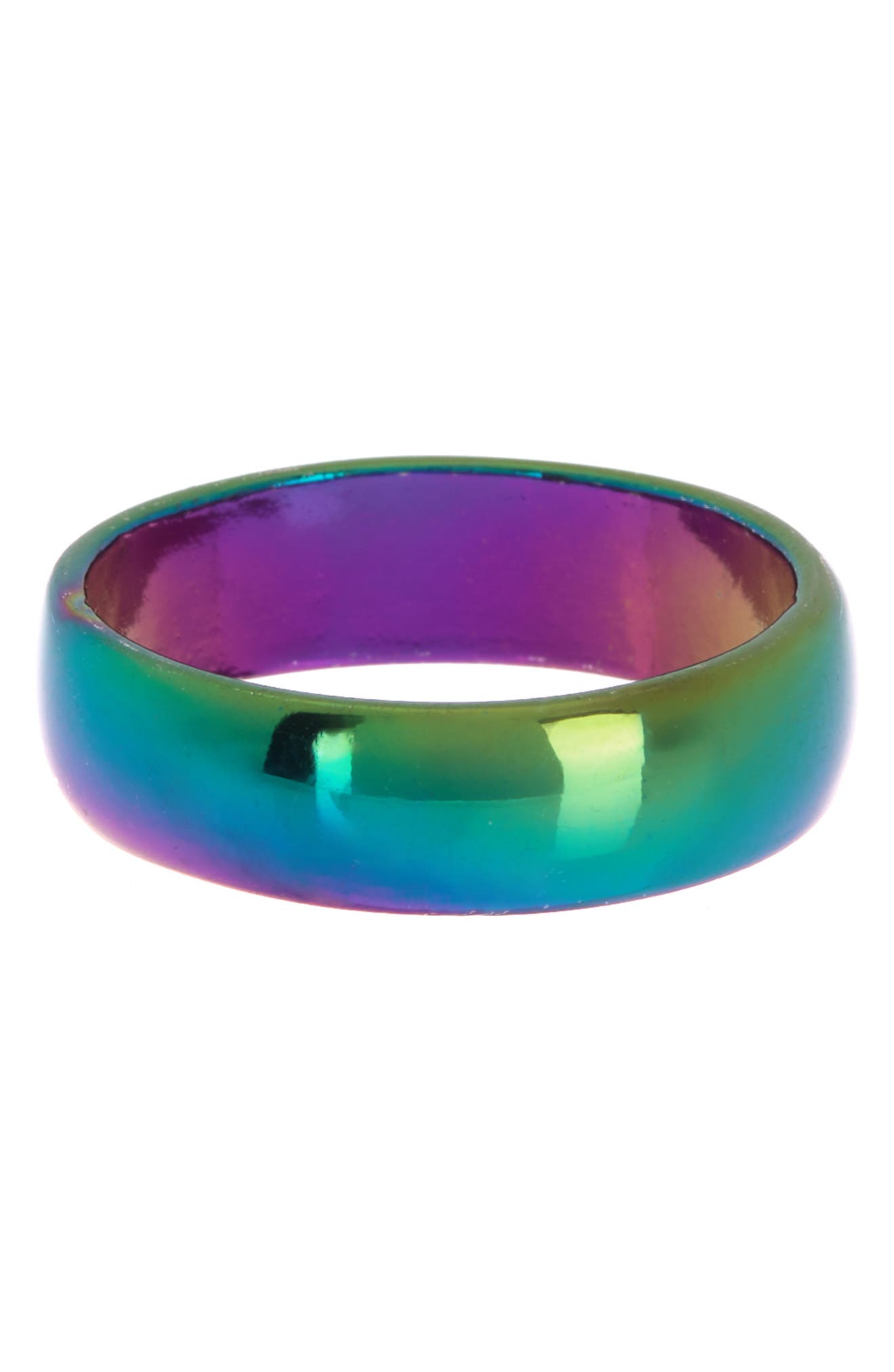 Abound Rainbow Oil Slick Band Ring