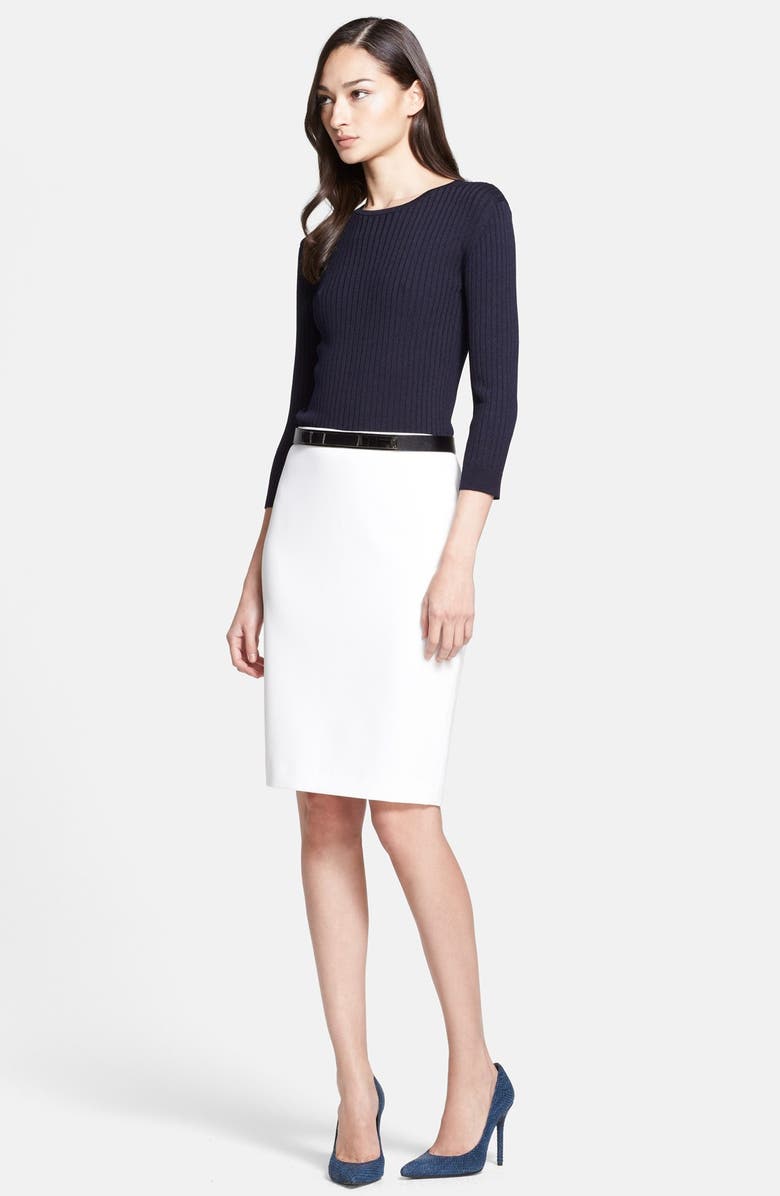 St. John Collection Rib Knit Sweater | Nordstrom