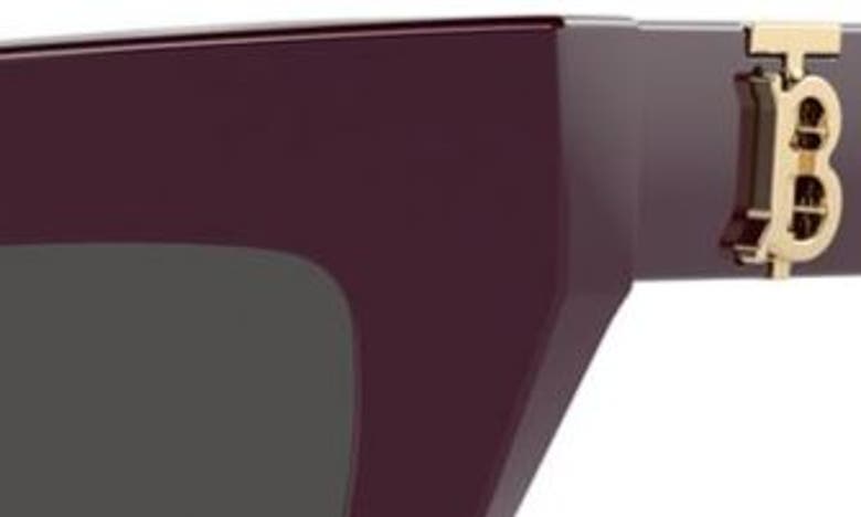 Shop Burberry 51mm Cat Eye Sunglasses In Bordeaux