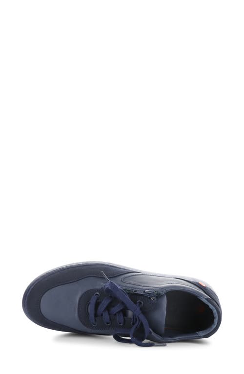 Shop Softinos By Fly London Echo Sneaker In 001 Navy Supple/suede