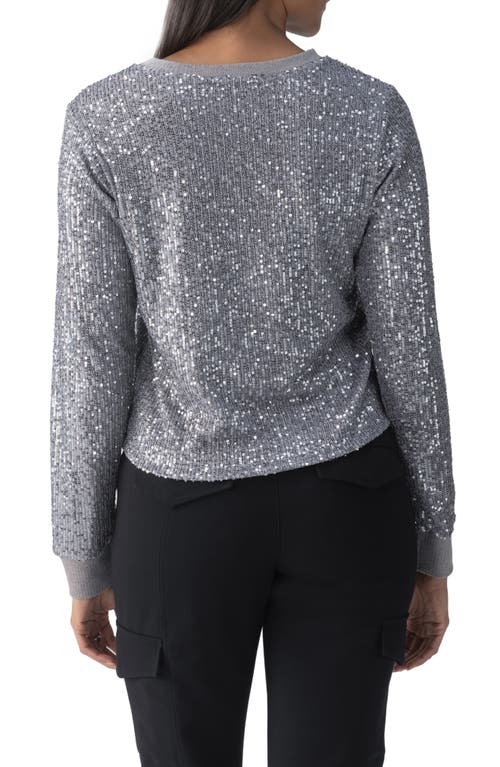 Shop Sanctuary Sparkle Together Sequin Top In Gun Metal