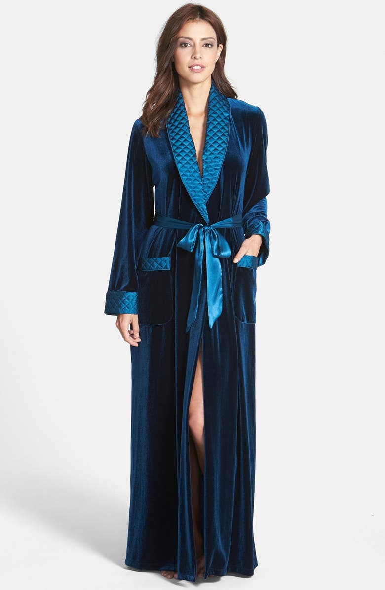 Jonquil Long Velvet Robe | Nordstrom