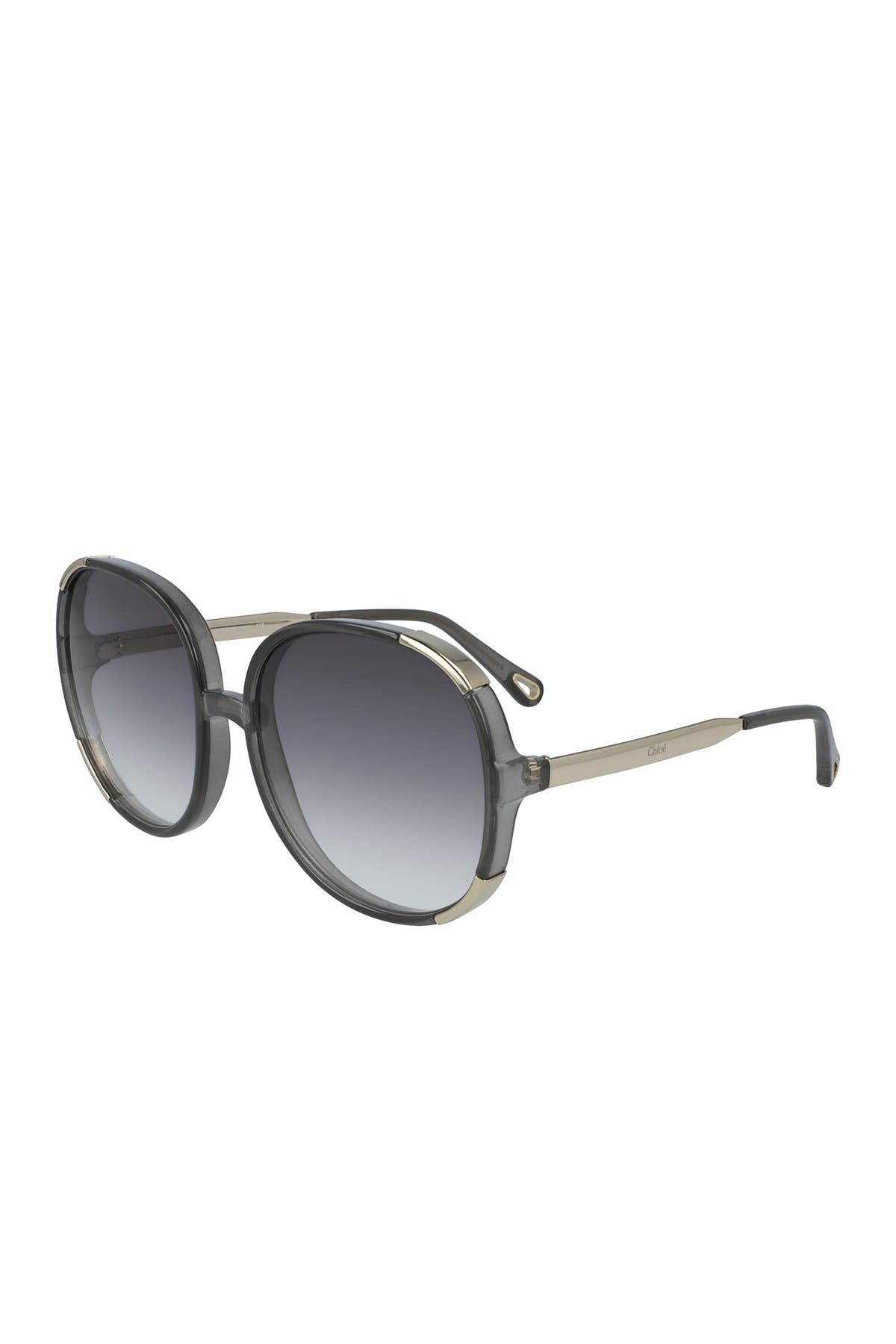 chloe 61mm oversized sunglasses