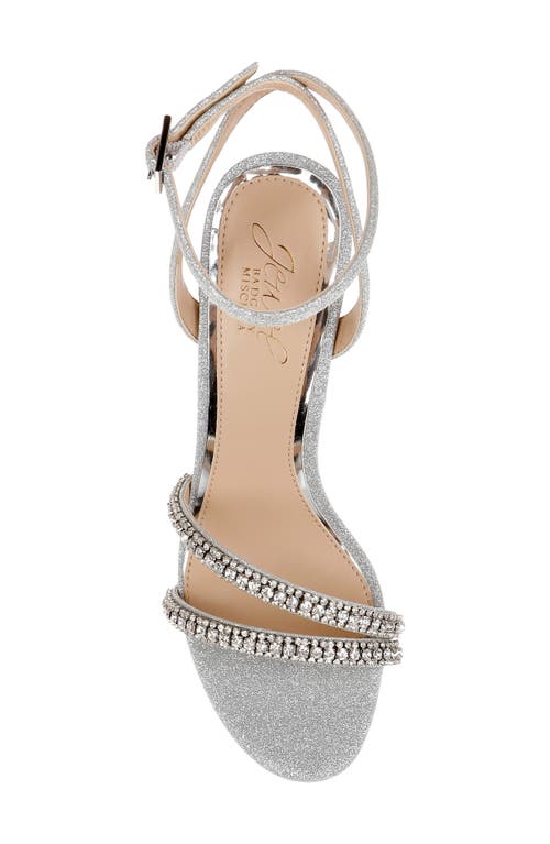 Jewel Badgley Mischka Rochel Platform Sandal In Silver