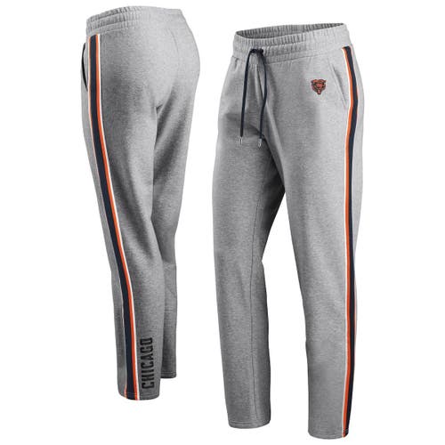 Women's WEAR by Erin Andrews Heathered Gray Chicago Bears Plus  Sweatpants in Heather Gray