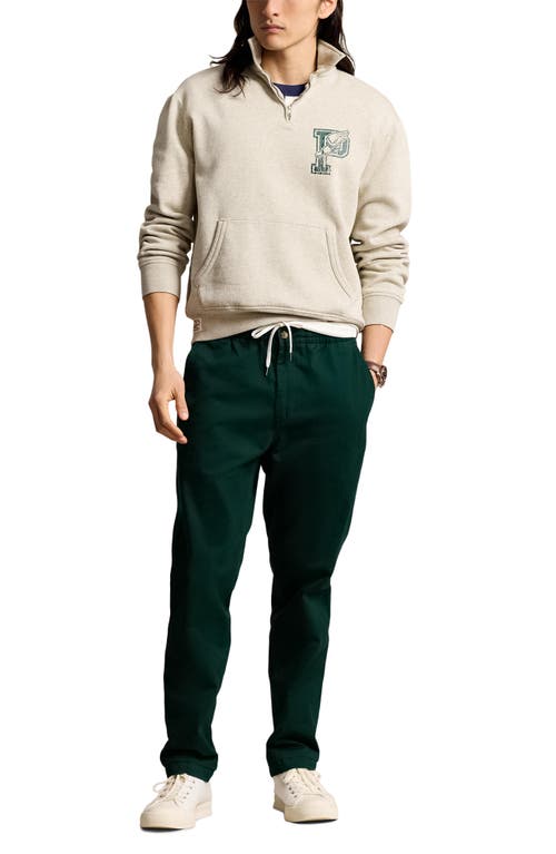 Shop Polo Ralph Lauren Relaxed Tapered Drawstring Stretch Twill Chinos In Moss Agate