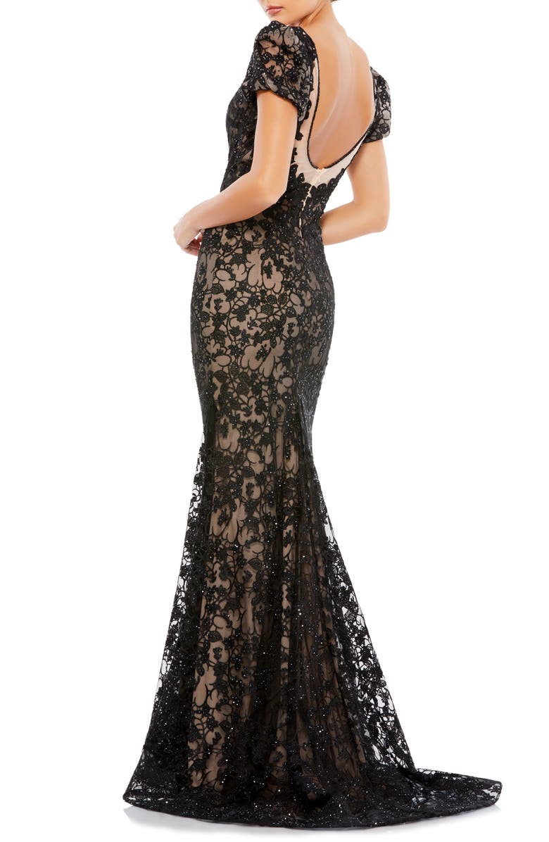 Mac Duggal Lace Trumpet Gown | Nordstrom