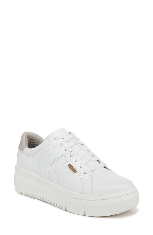Sadie Platform Sneaker in White