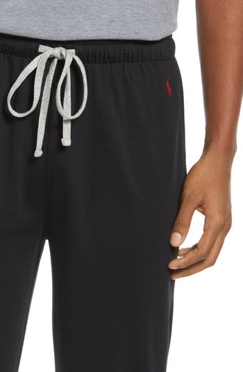 Polo Ralph Lauren Men's Woven Pajama Pants Medium, Black 