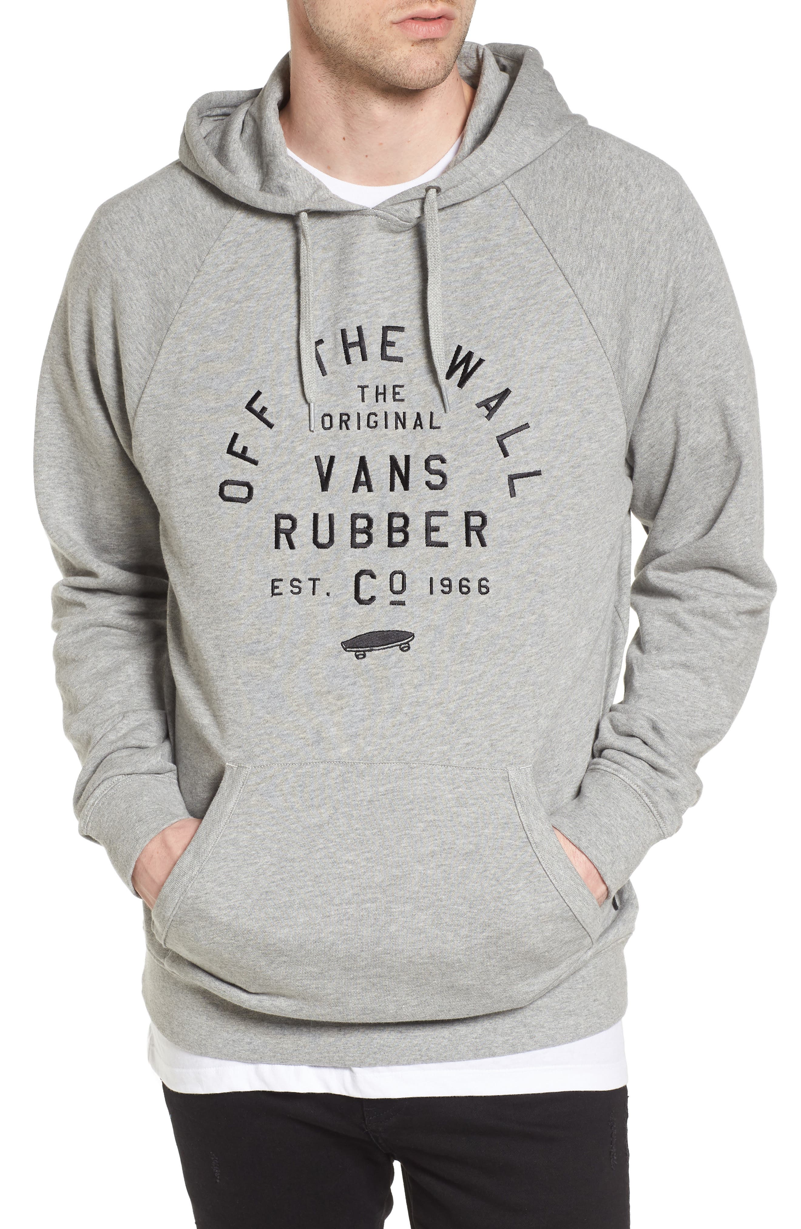 vans original rubber pullover hoodie