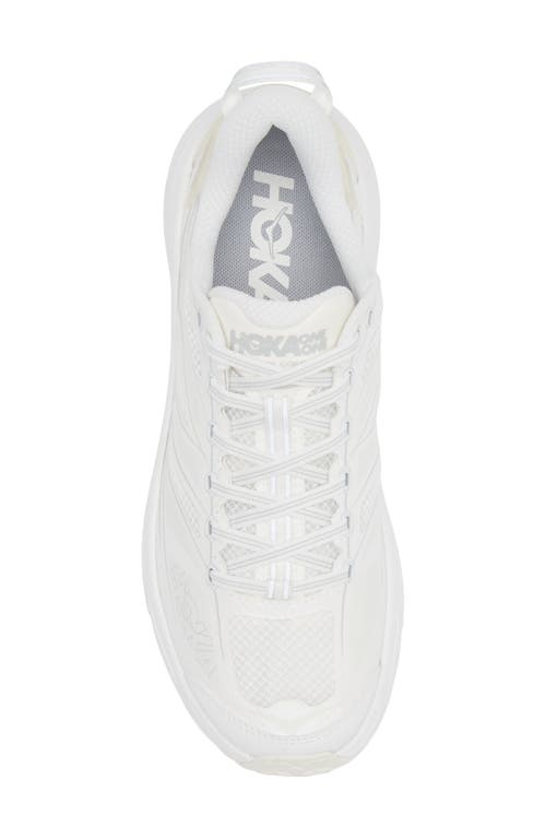 Shop Hoka Mafate Speed 2 Sneaker In White/lunar Rock