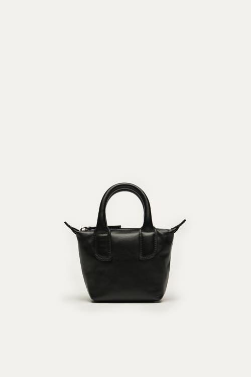 Want Les Essentiels De La Vie Want Les Essentiels Micro O'hare Smooth Leather Crossbody Bag In Black