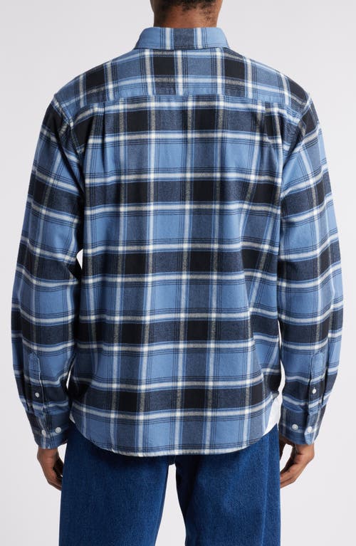 OBEY OBEY MORGAN CHECK FLANNEL BUTTON-DOWN SHIRT 