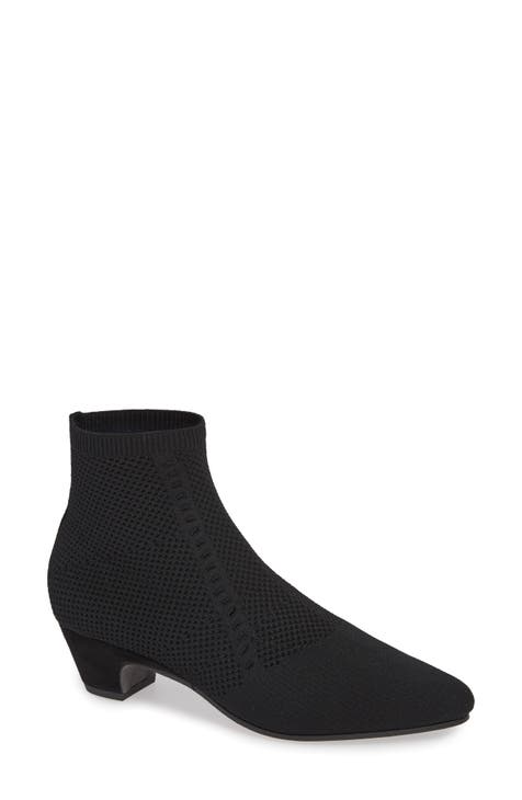 Sock booties store low heel