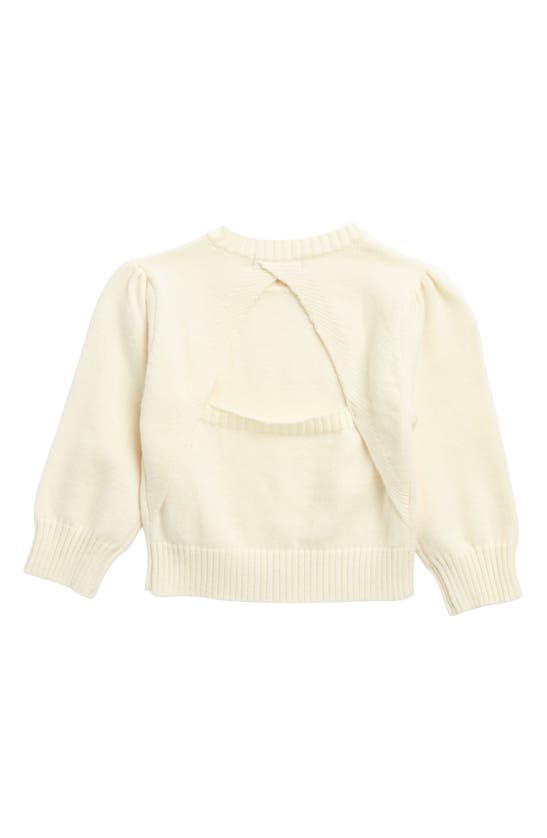 Shop Bcbg Girls Bcbg Kids' Sweater & Skirt Set In Ivory Multi