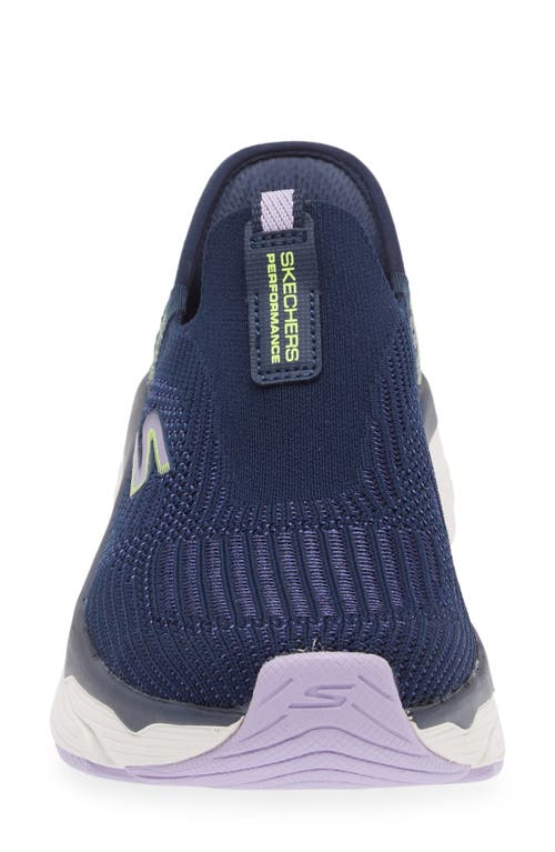 Shop Skechers Max Cushioning Elite™ Sneaker In Navy/lavender