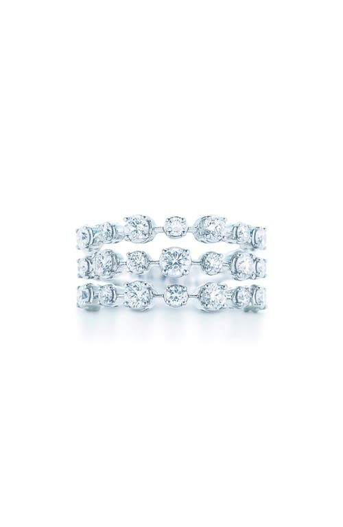 Kwiat Starry Night 3-Row Diamond Ring in White Gold at Nordstrom, Size 6