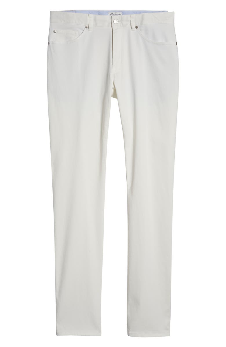 PETER MILLAR Ultimate Sateen Five Pocket Pants, Main, color, IVORY