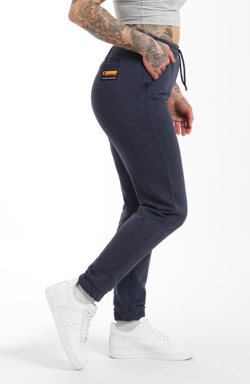 Shop Brooklyn Industries Bklyn Fleece Joggers In Mood Indigo