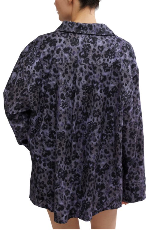 Free People Early Morning Cotton Shorts Pajamas In Evening Combo