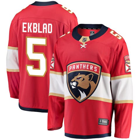 Aaron Ekblad Autographed Florida Panthers Red Premier Jersey – Super Sports  Center