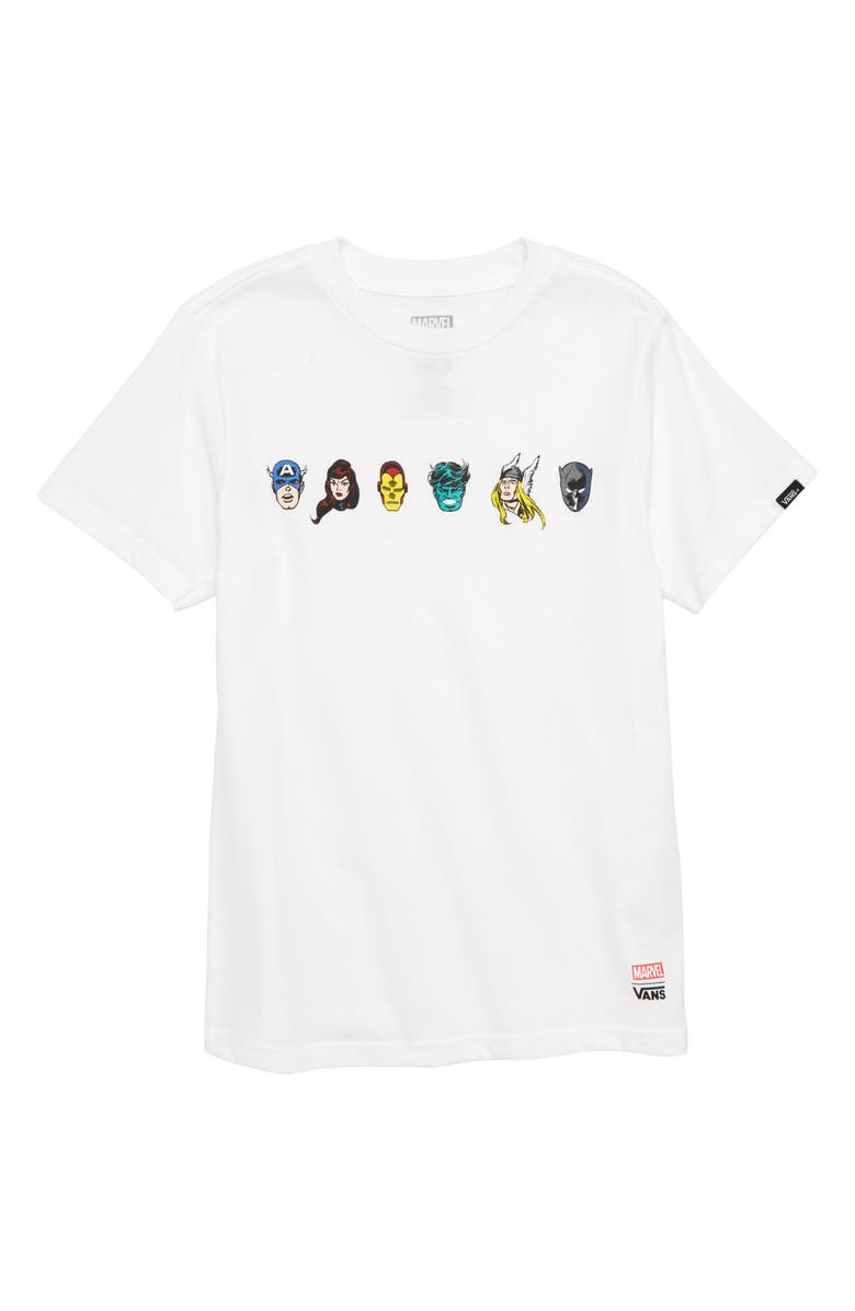 Vans X Marvel Avengers Graphic T Shirt Toddler Boys Little