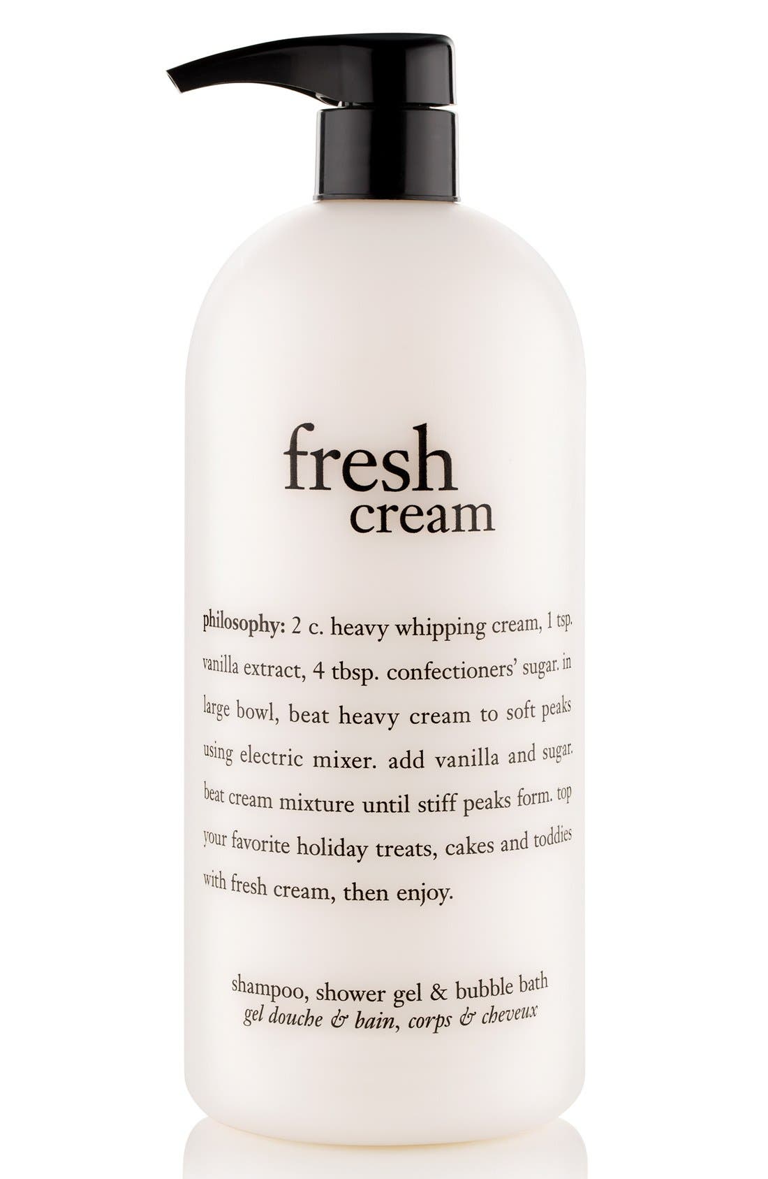 philosophy 'fresh cream' shampoo, shower gel & bubble bath Nordstrom