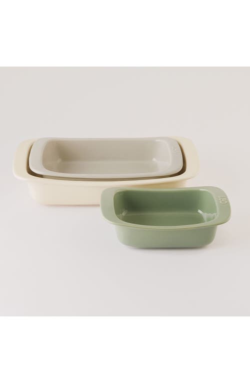 Berghoff 3-piece Ceramic Bakeware Set In Multicolor