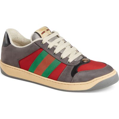 Gucci Screener Low Top Sneaker, Red