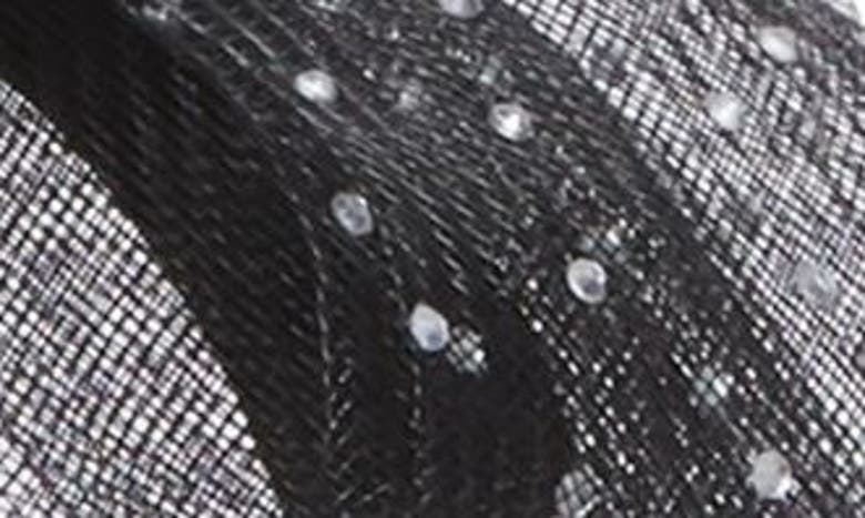 Shop Kurt Geiger Oversize Rhinestone Mesh Bow Headband In Black