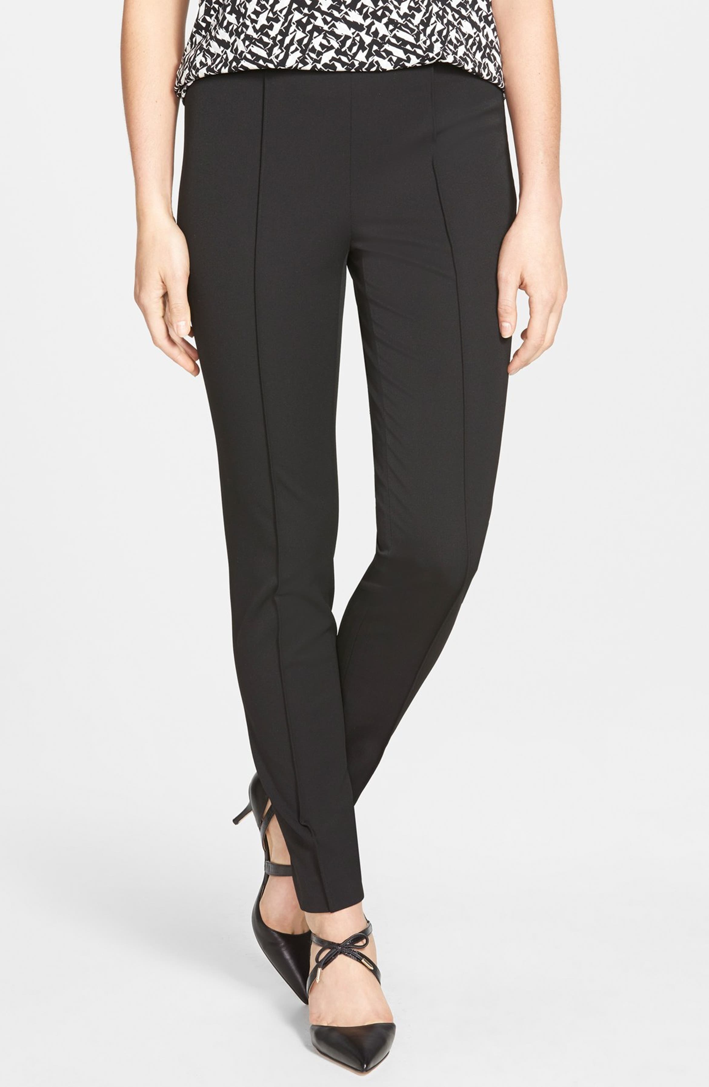 Vince Camuto Side Zip Stretch Twill Pants (Regular & Petite) (Nordstrom ...