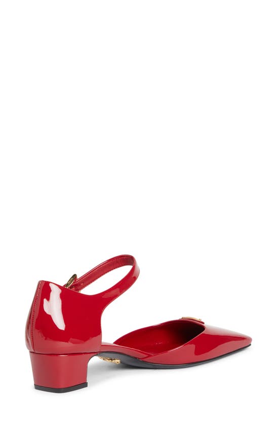 Shop Prada Modellerie D'orsay Pump In Cherry