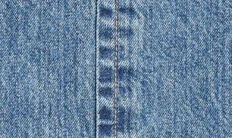 MOUSSY MOUSSY VINTAGE CLOVERNOOK HIGH WAIST DENIM MIDI SKIRT