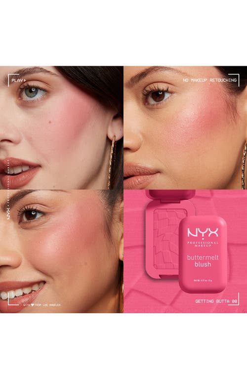 Nyx Professional Makeup Buttermelt Blush In Getting Butta